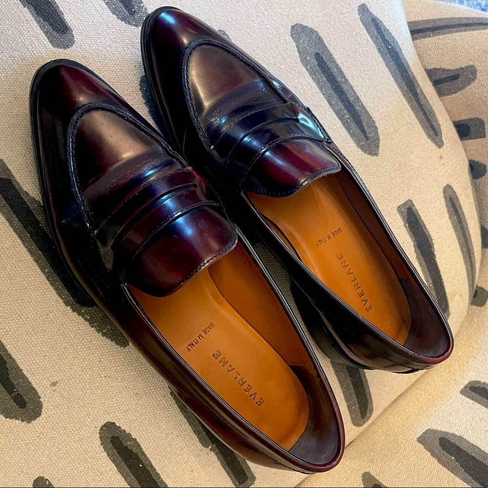 Everlane penny loafer in oxblood